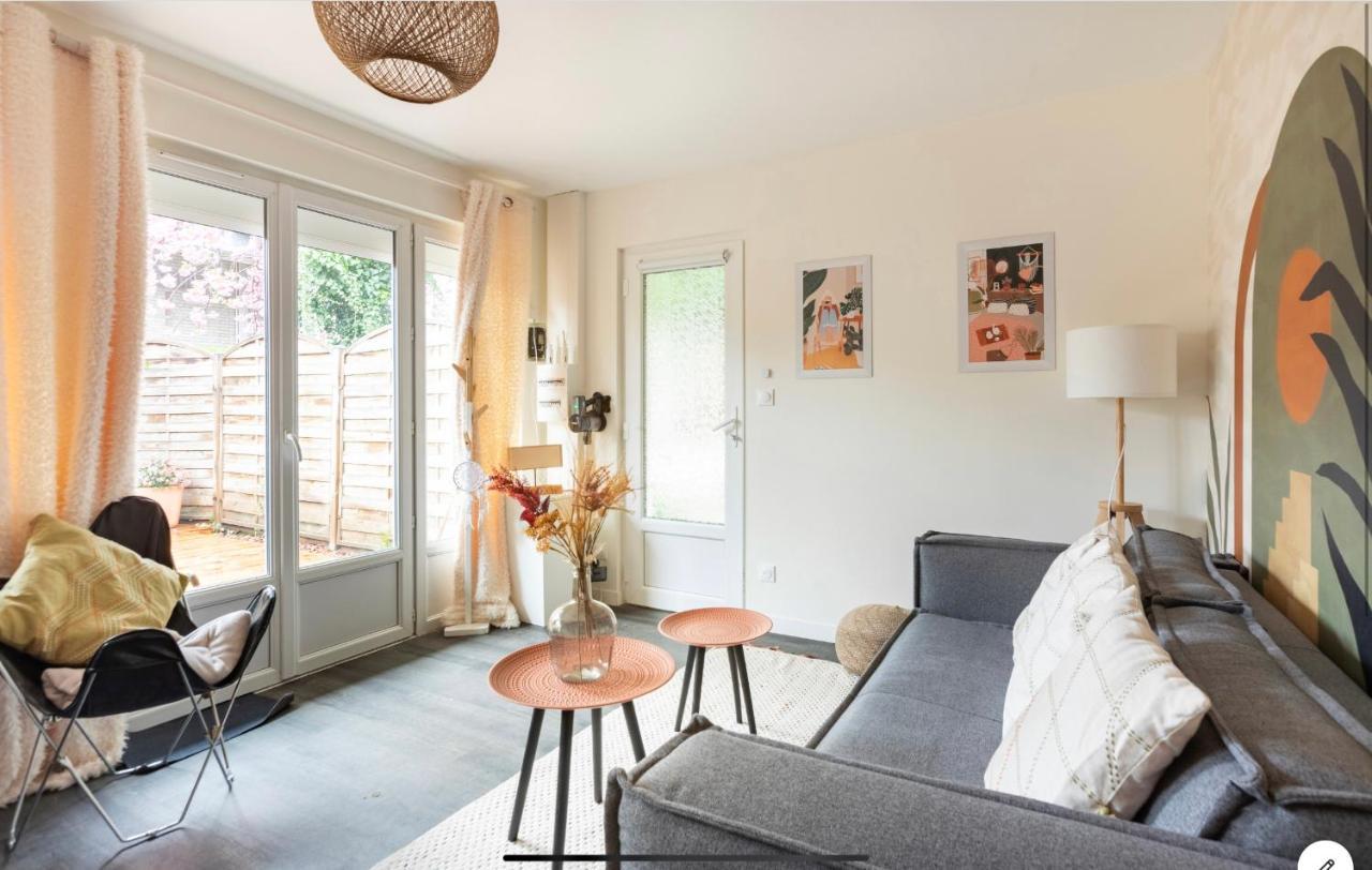 Le 102, Maison Avec Terrasse Et Parking Gare De Rouen Luaran gambar